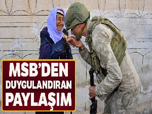 MSB'den duygulandıran paylaşım