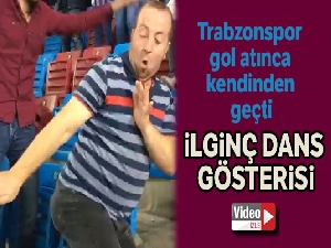 Golle birlikte gelen ilginç dans gösterisi