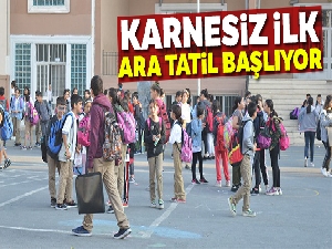 İlk ara tatil 18 Kasım'da başlıyor
