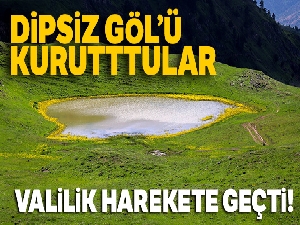 Gümüşhane Valiliği Dipsiz Göl'deki define kazısı ile ilgili soruşturma başlattı
