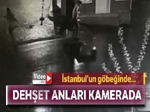 İstanbul'un göbeğinde dehşet anları kamerada