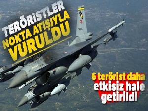 Irak'ın kuzeyinde 6 terörist etkisiz hale getirildi