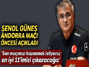 Güneş: "Son maçımızı da kazanmak istiyoruz"