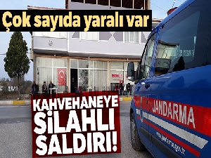 Edirne'de kahvehaneye silahlı saldırı: 11 yaralı