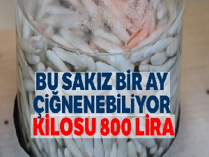 Bu sakız bir ay çiğnenebiliyor