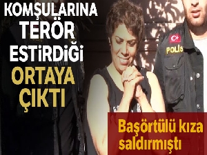 Karaköy'de başörtülü kıza saldıran kadının komşularına terör estirdiği ortaya çıktı