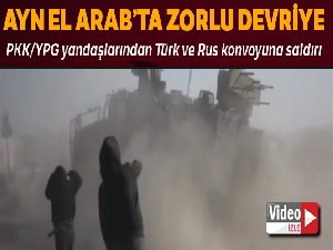 Ayn El Arap'ta zorlu devriye