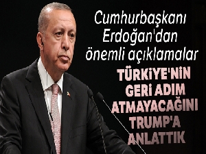 Cumhurbaşkanı Erdoğan'dan önemli açıklamalar!