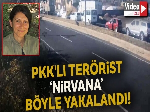 'Nirvana' kod adlı PKK'lı teröristin yakalanma anının görüntüleri ortaya çıktı