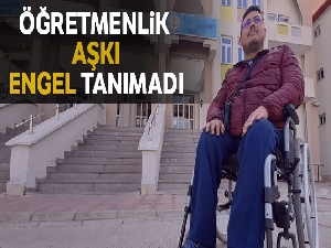 Öğretmenlik aşkı engel tanımadı