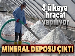 8 ülkeye ihracatı yapılan ‘Delice Tuzu' mineral deposu çıktı