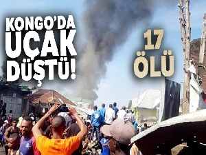 Kongo Demokratik Cumhuriyeti'nde uçak düştü: 24 ölü