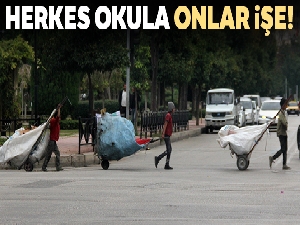 Yaşıtları okula, onlar işe gidiyor