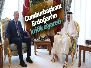 Cumhurbaşkanı Erdoğan, Katar emiri Al Sani ile görüştü