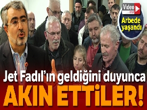 Jet Fadıl Caprice Gold'a geldi, mağdurlar inşaata akın etti
