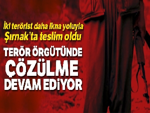 Terör örgütünde çözülme devam ediyor