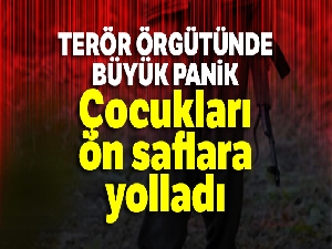 Terör örgütü PKK/YPG/KCK çocukları ön saflara yolladı