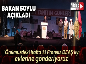 Bakan Soylu: “Önümüzdeki hafta 11 Fransız DEAŞ'lıyı ülkelerine gönderiyoruz”