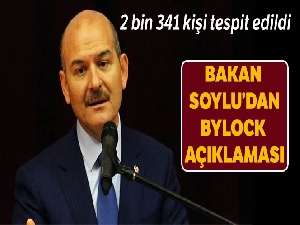 İçişleri Bakanı Soylu: '2019 yılında 25 bin 149 bylock kullanan ID daha tespit edildi'