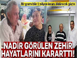 Nadir görülen zehir, karı kocanın hayatını kararttı