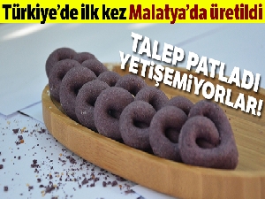 Malatya'da mor ekmeğe ilgi artıyor