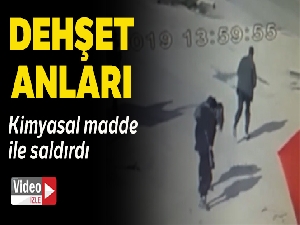 Edirne'de dehşet anları güvenlik kamerasında