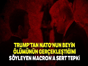 Trump'tan NATO'nun beyin ölümünün gerçekleştiğini söyleyen Macron'a tepki