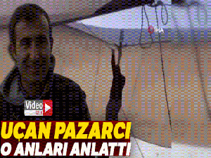 Kadıköy'de çadırla beraber uçan pazarcı o anları anlattı