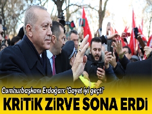 Cumhurbaşkanı Erdoğan'dan Londra'daki zirvesi sonrası ilk açıklama
