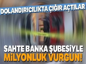Dolandırıcılığın böylesi: Boğaz manzaralı yalı tutup sahte banka şubesi açtılar