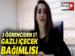 Her 3 öğrenciden 1'i gazlı içecek bağımlısı