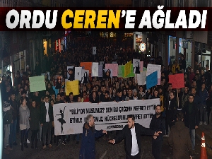 Ordu, Ceren'e ağladı