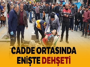 Cadde ortasında tartıştığı kayınbiraderlerini bıçakladı