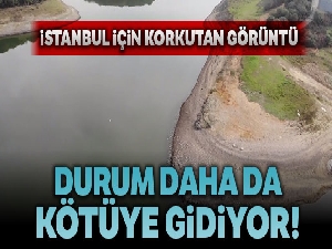 İstanbul'da barajlardaki su seviyesi alarm vermeye devam ediyor