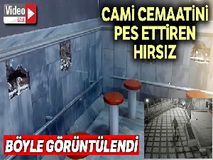 Cami cemaatini pes ettiren hırsızlık zanlısı yakalandı