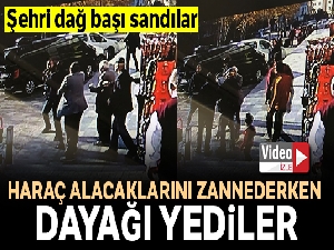 Haraç almak için geldiler, dayak yeyip gittiler