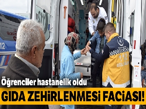 Burdur'a gıda zehirlenmesi şüphesiyle 9 öğrenci hastanelik oldu