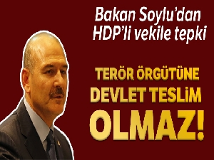 Bakan Soylu: 'Terör örgütüne devlet teslim olmaz!'