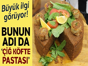 Bu da çiğ köfte pastası