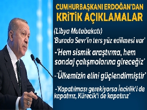 Cumhurbaşkanı Erdoğan: 'Burada Sevr'in ters yüz edilmesi var'