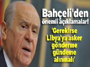 MHP lideri Bahçeli'den önemli açıklamalar!