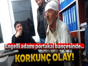 Engelli vatandaşı öldüresiye dövüp çukura attı