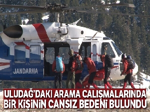 Uludağ'da ikinci cansız beden bulundu