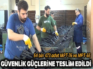 2019 yılında 54 bin 473 adet MPT-76 ve MPT-55 güvenlik güçlerine teslim edildi