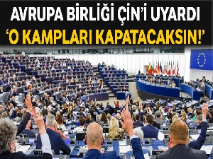 Avrupa Parlamentosundan Çin'e 'kampları kapat' çağrısı
