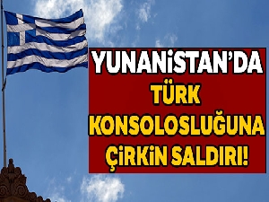 Selanik'te Türk diplomatın aracı kundaklandı