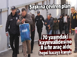 70 yaşındaki kayınvalidesine 8 sıfır araç aldı, hepsi kazaya karıştı