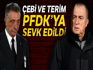 Ahmet Nur Çebi ve Fatih Terim PFDK'da