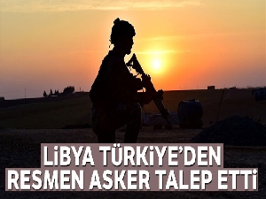 Libya, Türkiye'den asker desteği istedi
