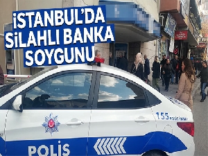 Avcılar'da silahlı banka soygunu